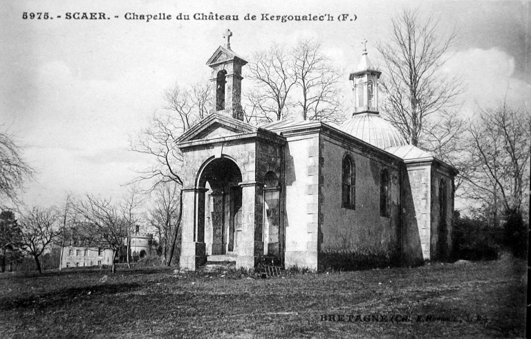 Scaër - Chapelle du château de Kergoaler